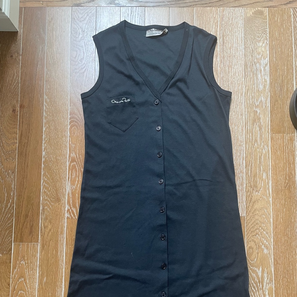 Oscar de la Renta Black Sleeveless Dress